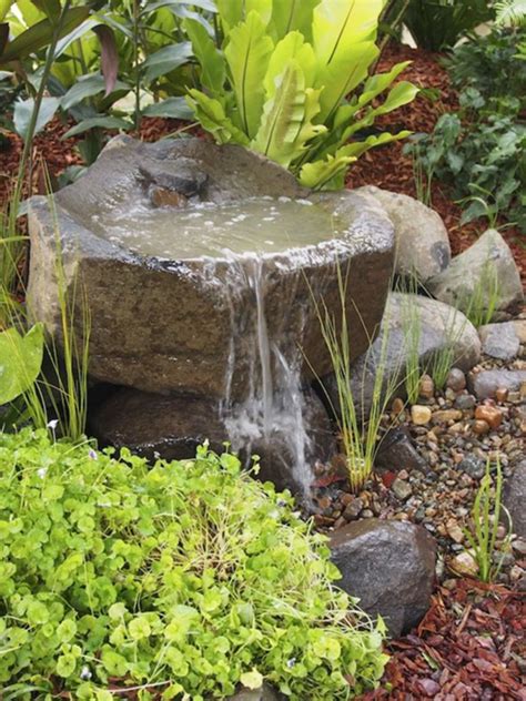 how to design a small water feature